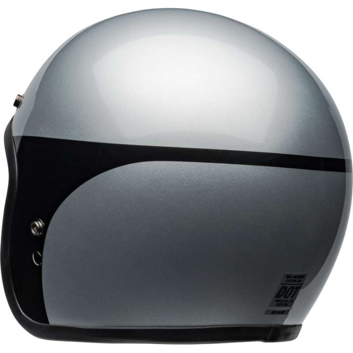 Casque moto Bell CUSTOM 500 Chassis Gloss Silver Black