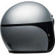 Casque moto Bell CUSTOM 500 Chassis Gloss Silver Black