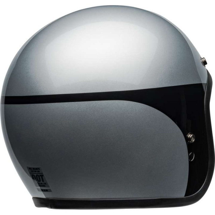 Casque moto Bell CUSTOM 500 Chassis Gloss Silver Black