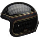Casque moto Bell CUSTOM 500 Carbon RSD Checkmate Matte Gloss Black/Gold