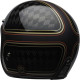 Casque moto Bell CUSTOM 500 Carbon RSD Checkmate Matte Gloss Black/Gold