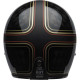 Casque moto Bell CUSTOM 500 Carbon RSD Checkmate Matte Gloss Black/Gold