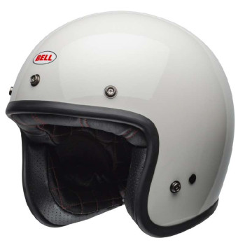 Casque moto Bell CUSTOM 500 Gloss Vintage White Casque moto Bell CUSTOM 500 Gloss Vintage White