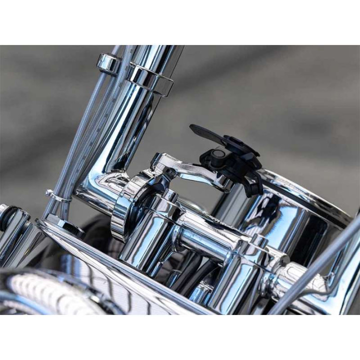 Support moto Quad Lock PRO CHROME pour section 38 à 51 mm