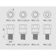 Quad Lock support adapter kit for rod mirror