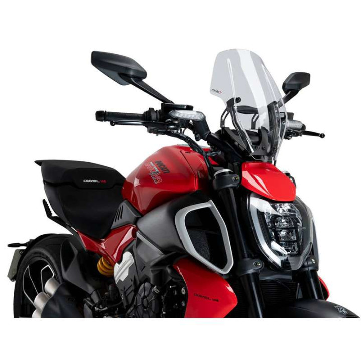 Pare-brise Puig NEW GENERATION REGLABLE (21713) Ducati DIAVEL V4