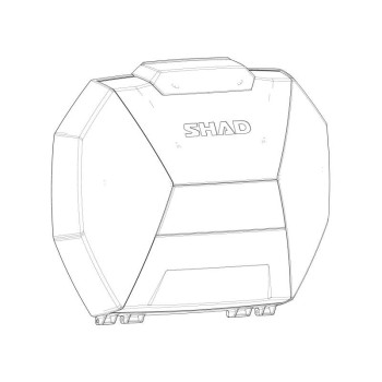 Capot Shad pour valise SH38X ALU