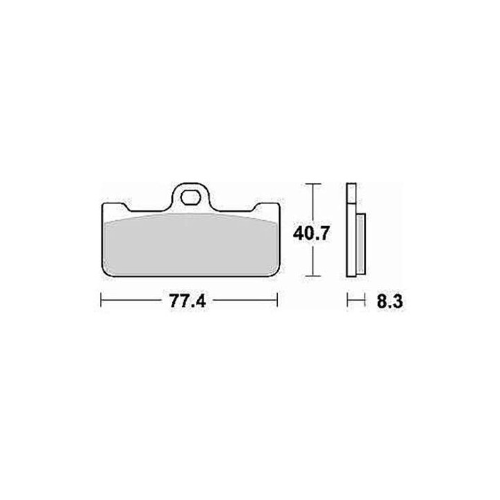 Sinter BRAKING brake pads 776CM66