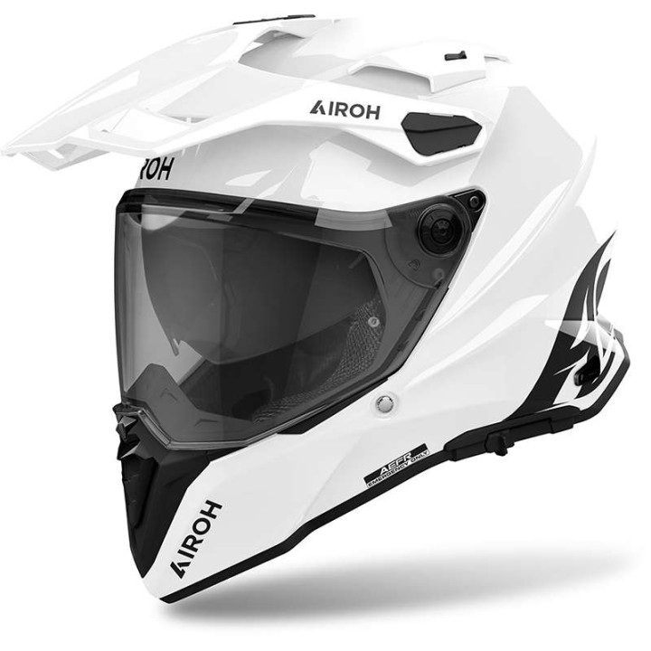 Casque moto adventure Airoh 2026 Commander 2 Color - Blanc
