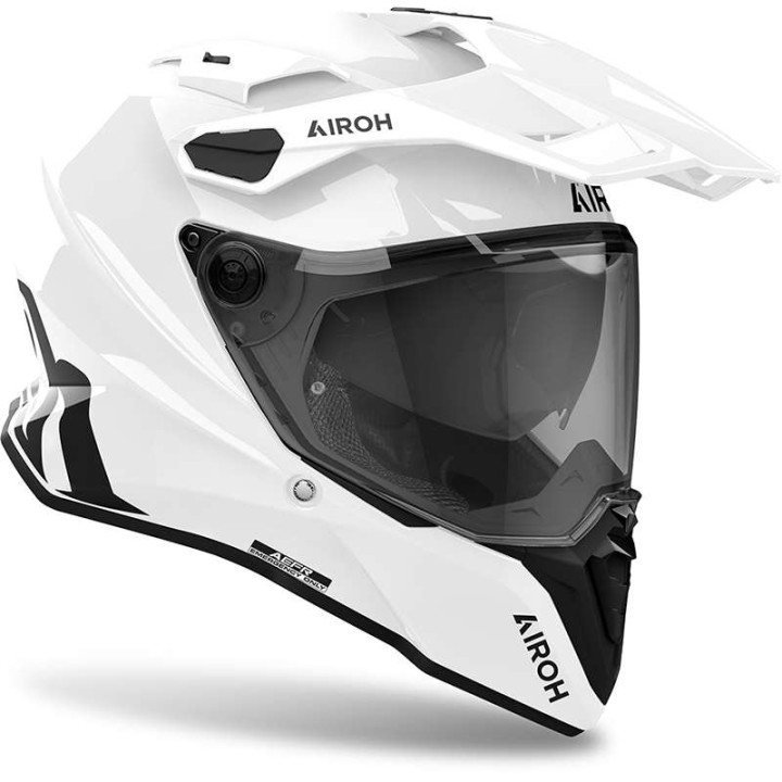 Casque moto adventure Airoh 2026 Commander 2 Color - Blanc