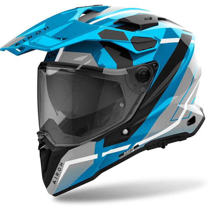 Casque moto Airoh COMMANDER 2 MAVICK BLUE