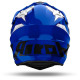 Casque moto adventure Airoh 2026 Commander 2 Reveal - Bleu Vert
