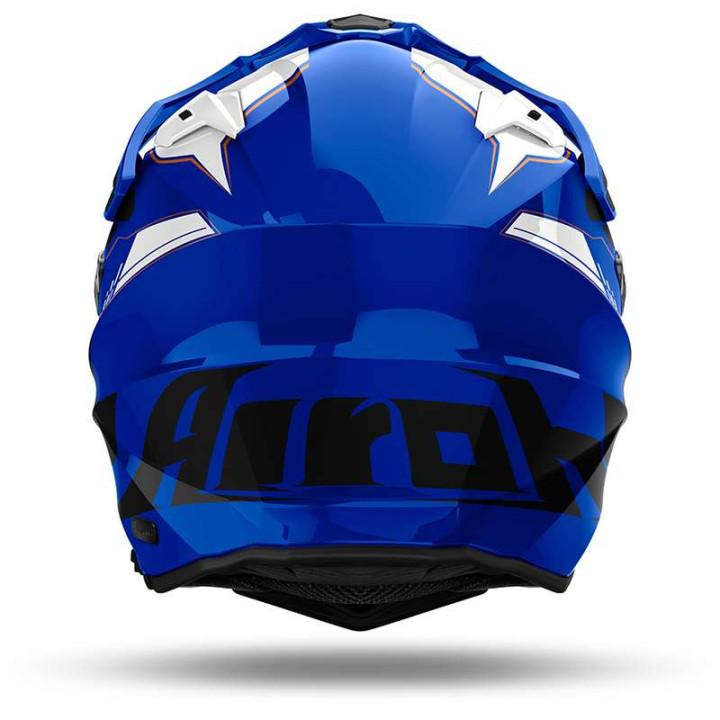Casque moto adventure Airoh 2026 Commander 2 Reveal - Bleu Vert