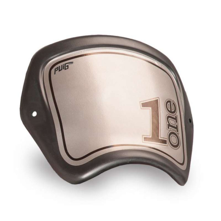Plaque frontale Puig Noir mat (21635J) Honda CL 500