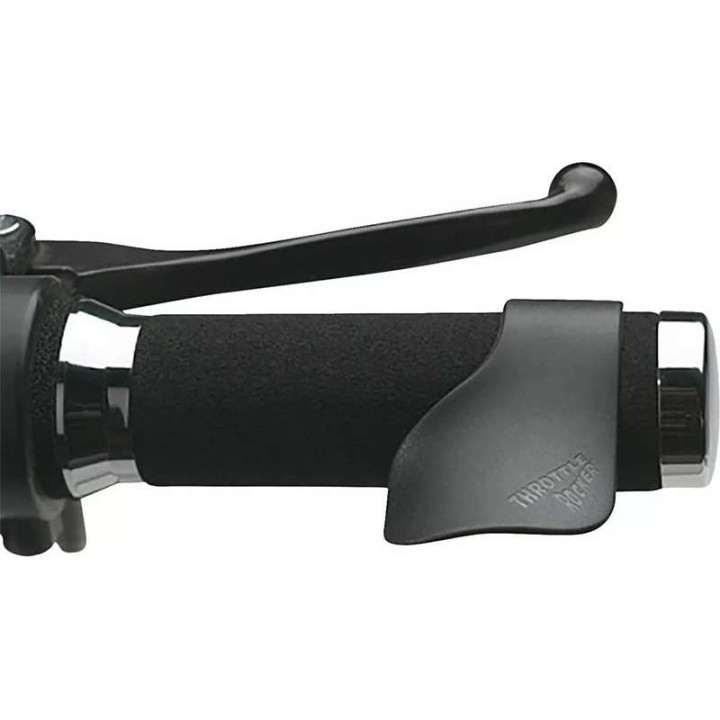 Show Chrome butterfly trigger for motorcycle handle