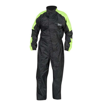 Combinaison de pluie DG SAFETY Noir/Jaune fluo