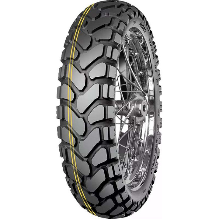 Pneu arrière Mitas ENDURO TRAIL+ 150/70 B18 70H TL/TT M+S DAKAR YELLOW