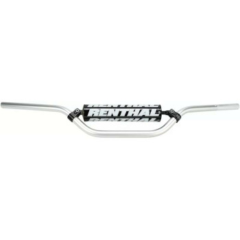 Guidon moto Renthal 809 RC High Argent 22mm Guidon moto Renthal 809 RC High Argent 22mm