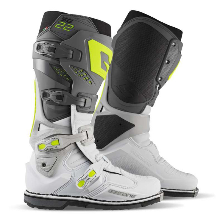 Bottes moto Gaerne SG22 Gris/Jaune