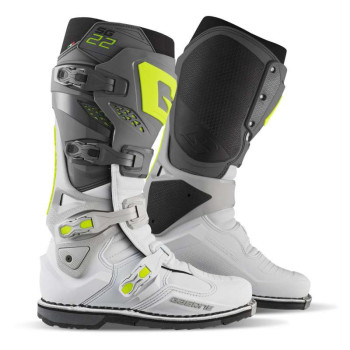 Bottes moto Gaerne SG22 Gris/Jaune Bottes moto Gaerne SG22 Gris/Jaune