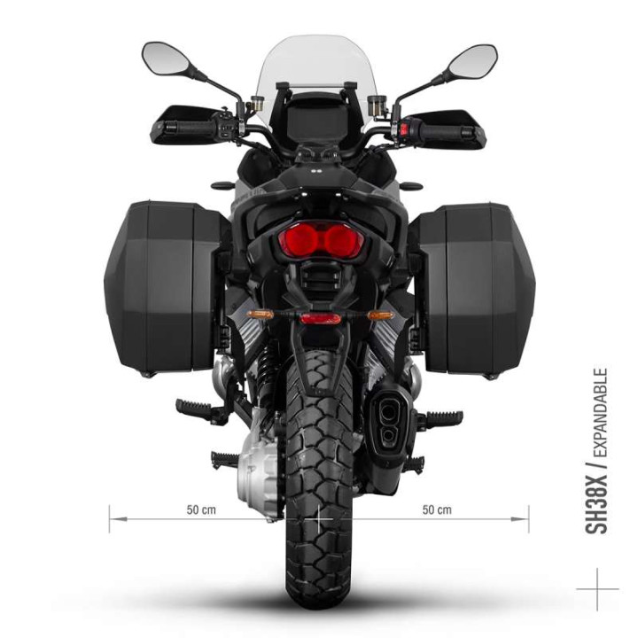 Kit valises Shad SH35 + supports 3P (M0ST14IF) STELVIO 1000 Kit valises Shad SH35 + supports 3P (M0ST14IF) STELVIO 1000