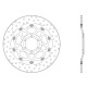 Disque de frein avant Brembo Série Oro 78B40824 Honda CB600F HORNET 07-