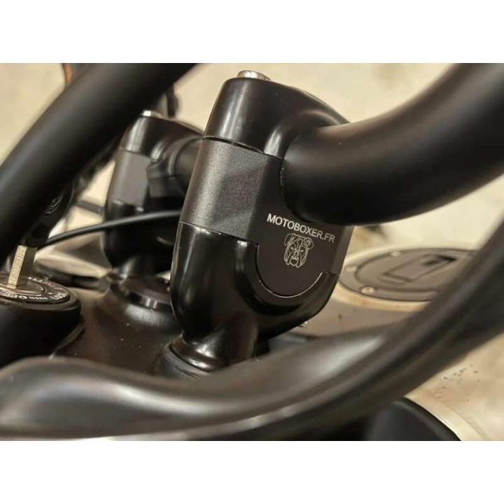 Rehausseur guidon Motoboxer +25mm HIMALAYAN 450 Rehausseur guidon Motoboxer +25mm HIMALAYAN 450
