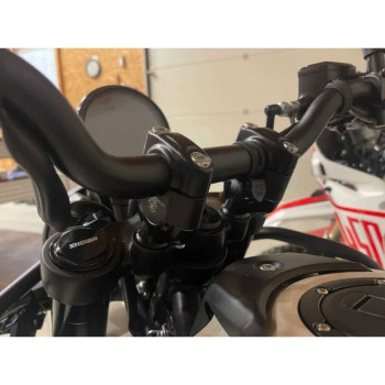 Rehausseur guidon Motoboxer +25mm HIMALAYAN 450