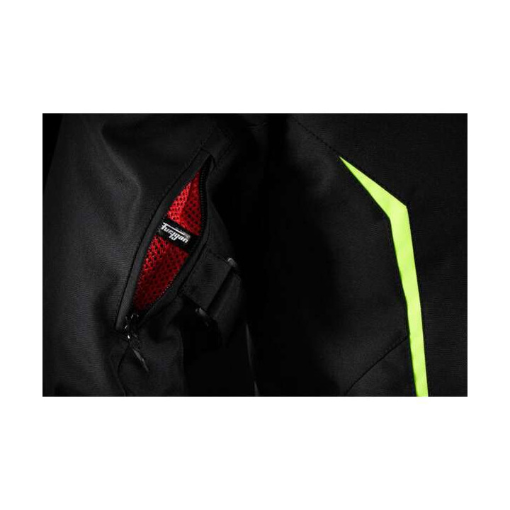 Blouson moto Furygan YORI Noir/Jaune