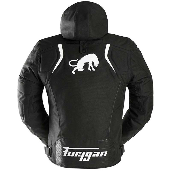 Motorcycle jacket Furygan SHARD Black/White