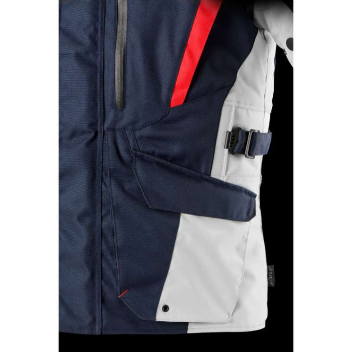 Motorcycle jacket Furygan APALACHES EVO Blue/White/Red