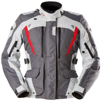 Veste moto Furygan APALACHES LADY EVO Gris/Blanc/Rouge