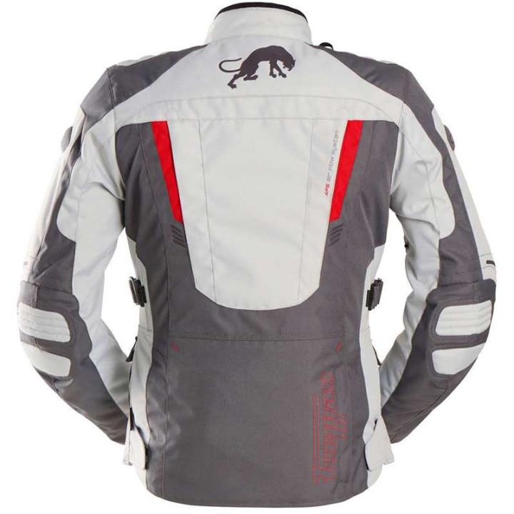 Veste moto Furygan APALACHES LADY EVO Gris/Blanc/Rouge
