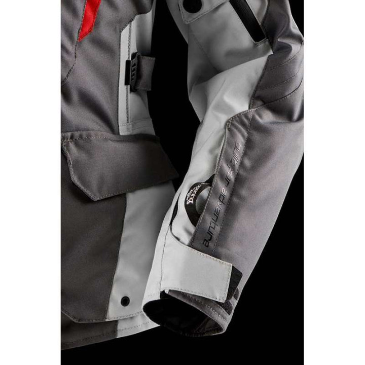 Veste moto Furygan APALACHES LADY EVO Gris/Blanc/Rouge
