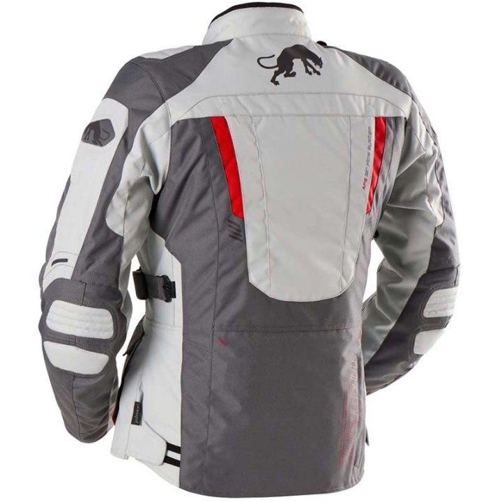 Veste moto Furygan APALACHES LADY EVO Gris/Blanc/Rouge