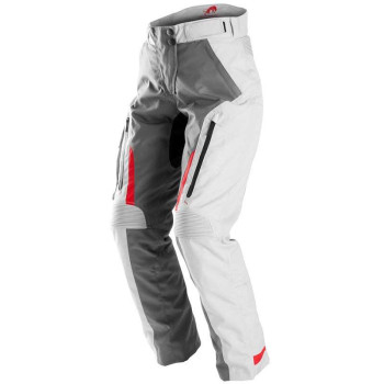 Pantalon moto Furygan KILLINGTON LADY Gris/Blanc/Rouge