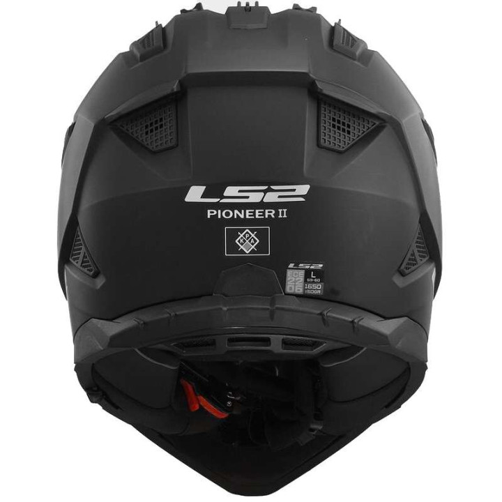 Casque moto LS2 PIONEER II MX702 Noir Mat