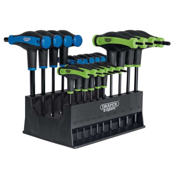 Jeu de 20 clés métriques en T DRAPER TX-STAR® Jeu de 20 clés métriques en T DRAPER TX-STAR®