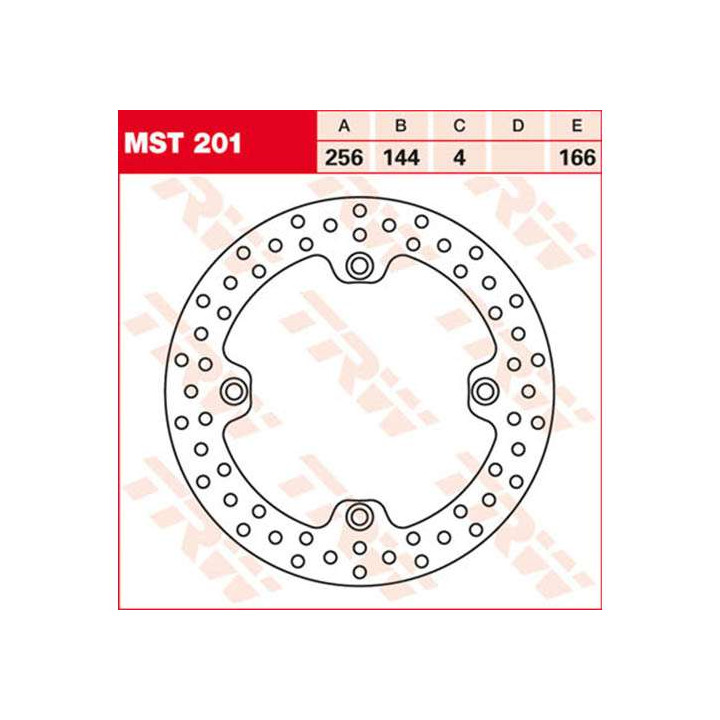 Front brake disc TRW MST201 Honda XL650/700 Transalp / NX500