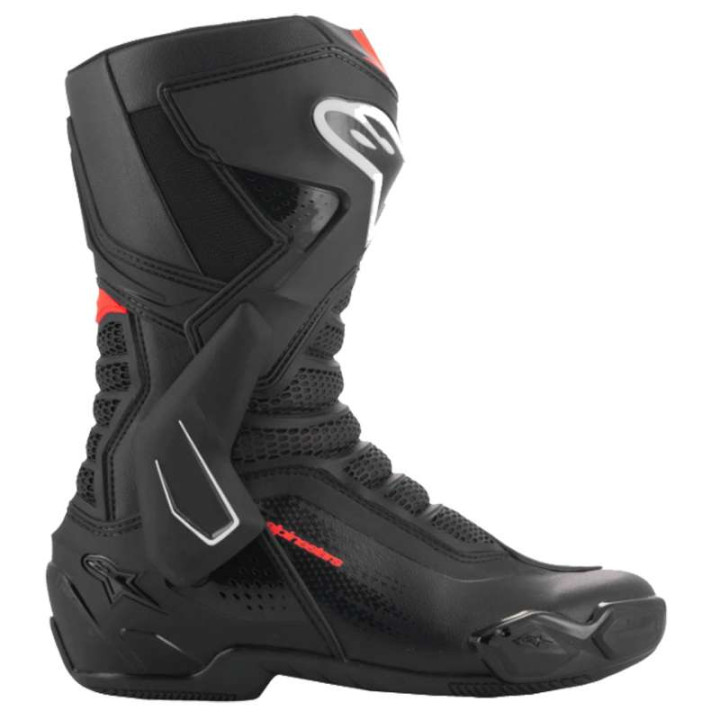 Bottes moto Alpinestars SMX 6 V3 Noir/Rouge Fluo
