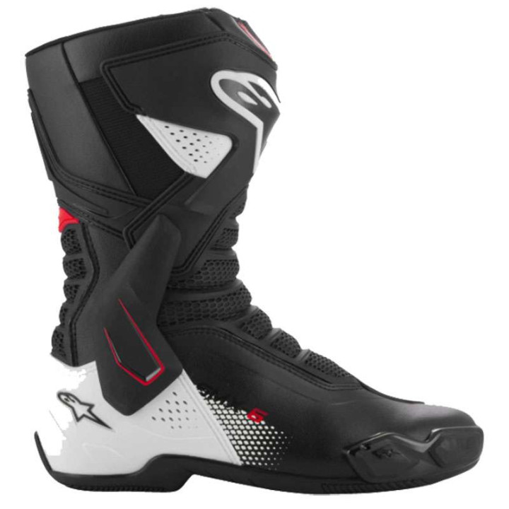 Bottes moto Alpinestars SMX 6 V3 Noir/Blanc/Rouge