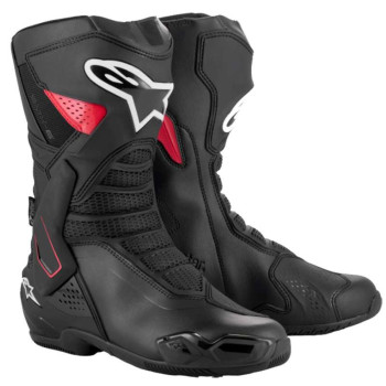 Bottes moto Alpinestars SMX 6 V3 DRYSTAR Noir/Rouge