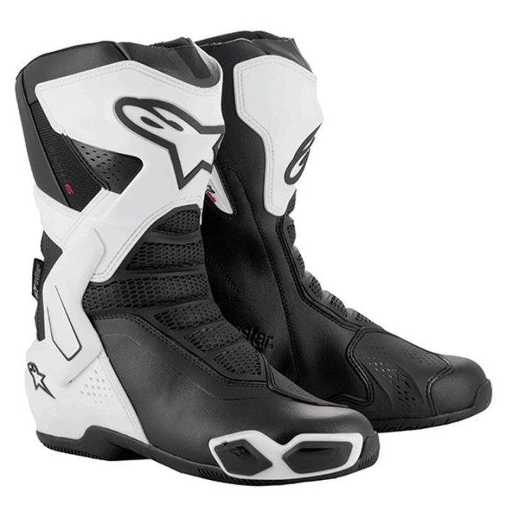 Bottes moto Alpinestars STELLA SMX 6 V3 DRYSTAR Blanc/Noir