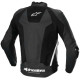 Alpinestars MISSILE V3 AIRFLOW Leather Motorcycle Jacket Black/White