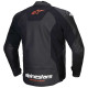 Alpinestars FASTER V3 Leather Motorcycle Jacket Black/Fluorescent Red