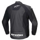 Alpinestars FASTER V3 Leather Motorcycle Jacket Black/White