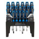 DRAPER soft-grip screwdriver, hexagonal wrench and bit set (44 pcs.)