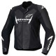 Alpinestars STELLA FASTER V3 Leather Motorcycle Jacket Black/White