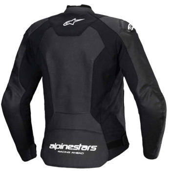 Blouson moto cuir Alpinestars STELLA FASTER V3 Noir/Blanc Blouson moto cuir Alpinestars STELLA FASTER V3 Noir/Blanc