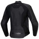 Alpinestars STELLA FASTER V3 Leather Motorcycle Jacket Black